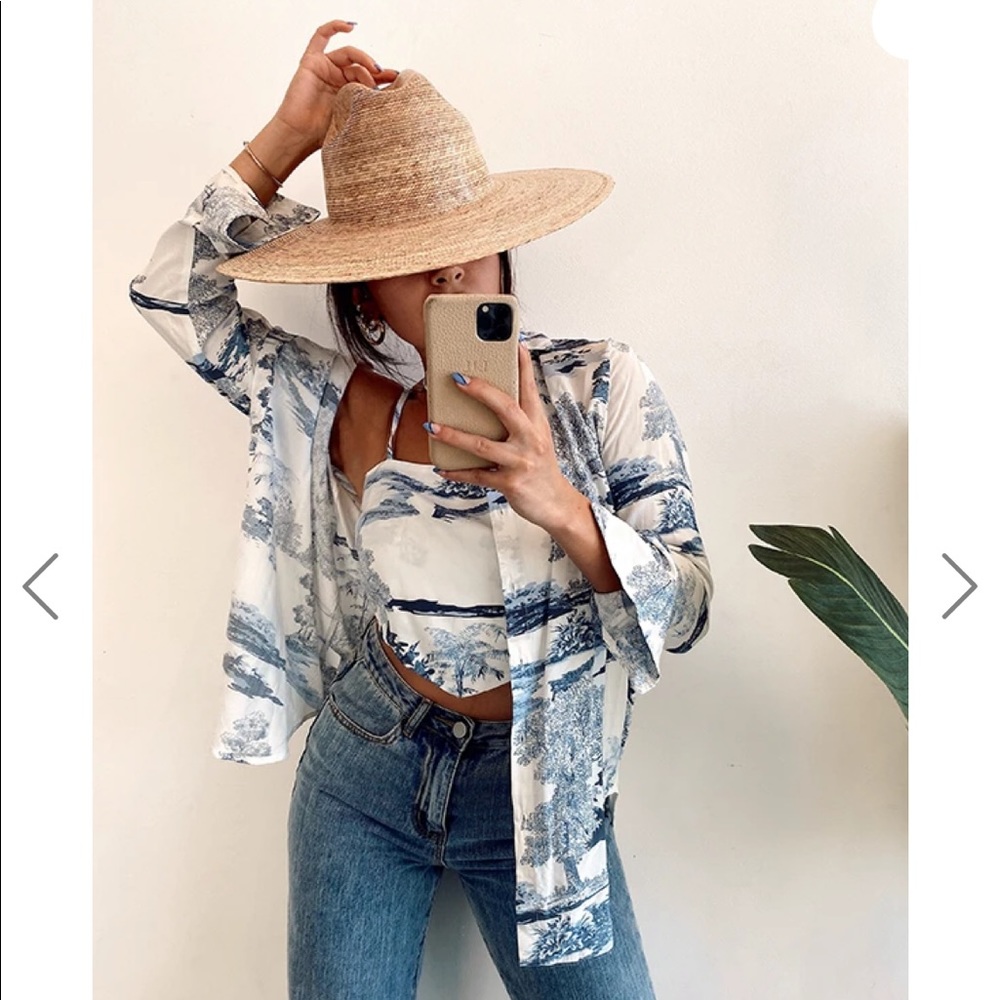 12th Tribe French Riviera Bandana Tie Top